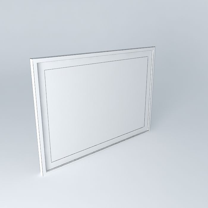 Culture wooden frame Free 3D model_4