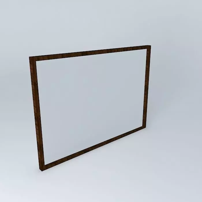 Culture wooden frame Free 3D model_0