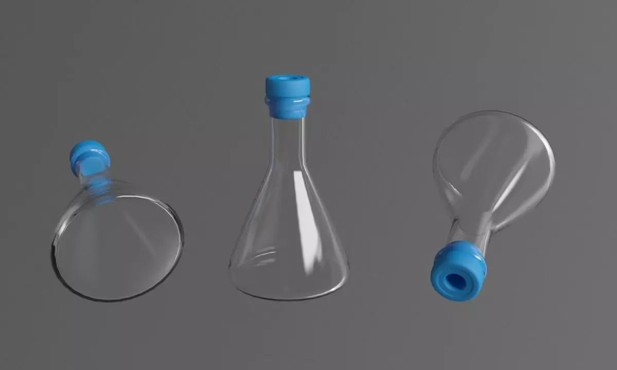 glass test-tube 3D model_0