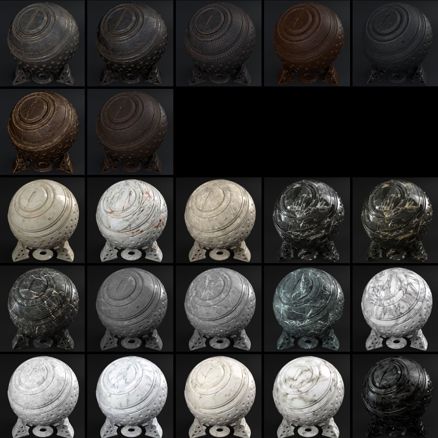 100 C4D Redshift Advanced Materials Texture_11