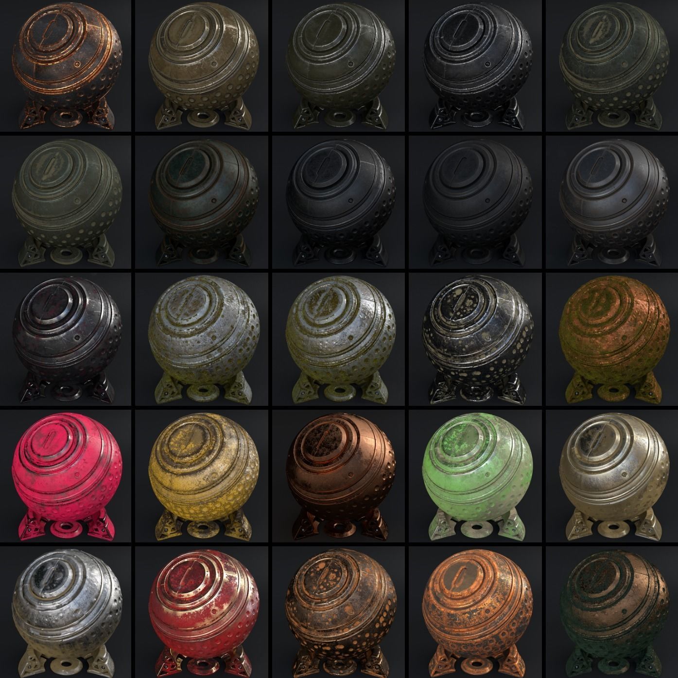 100 C4D Redshift Advanced Materials Texture_7