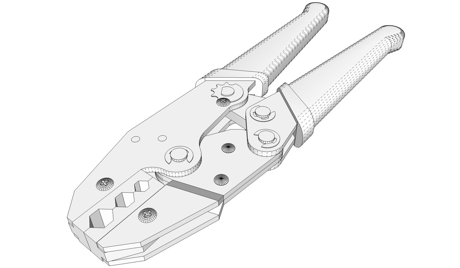Crimping Tool 3D model CGTrader
