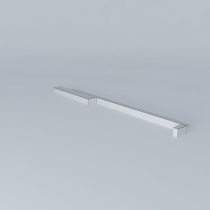 Custom bathroom shelf Free 3D model_3