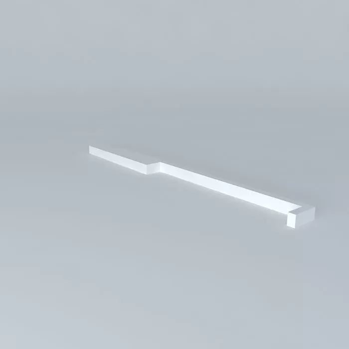 Custom bathroom shelf Free 3D model_0