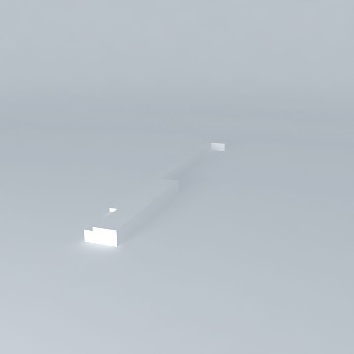 Custom bathroom shelf Free 3D model_1