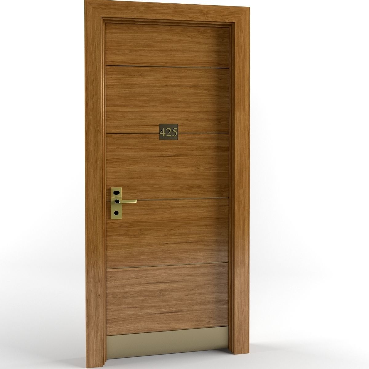 Hotel Door 3D model_1