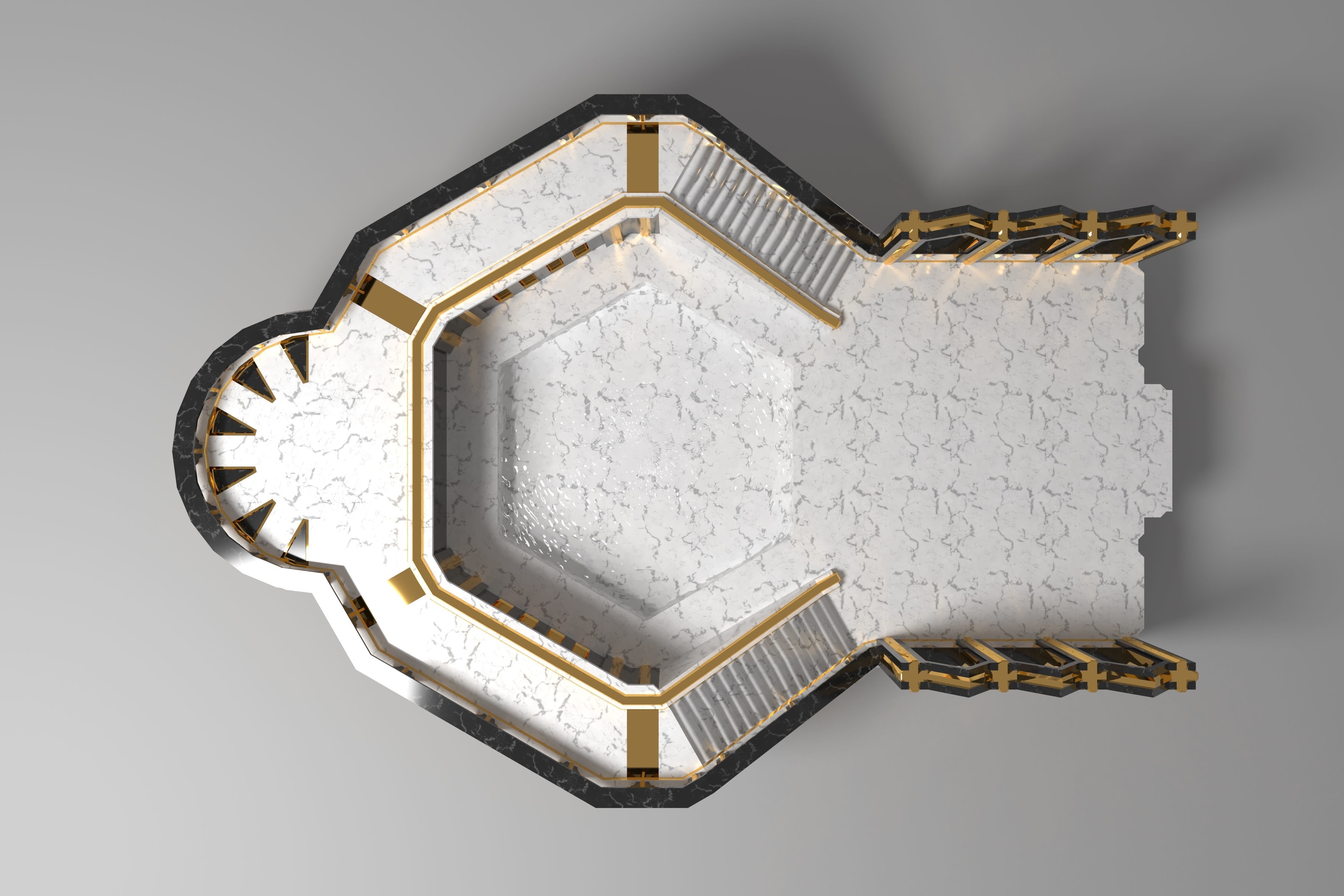 Empyrean Throne Low-poly 3D model_6
