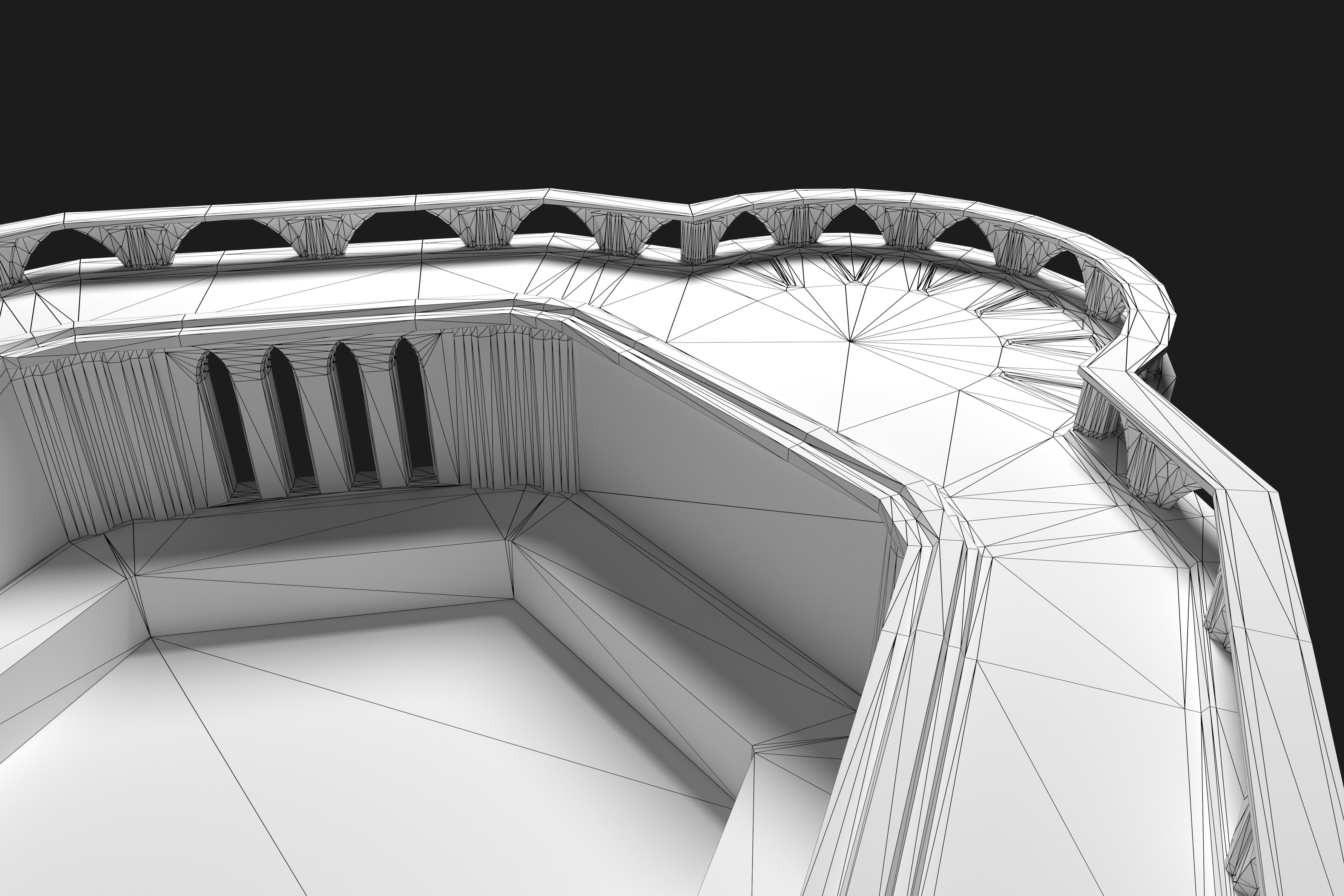 Empyrean Throne Low-poly 3D model_15