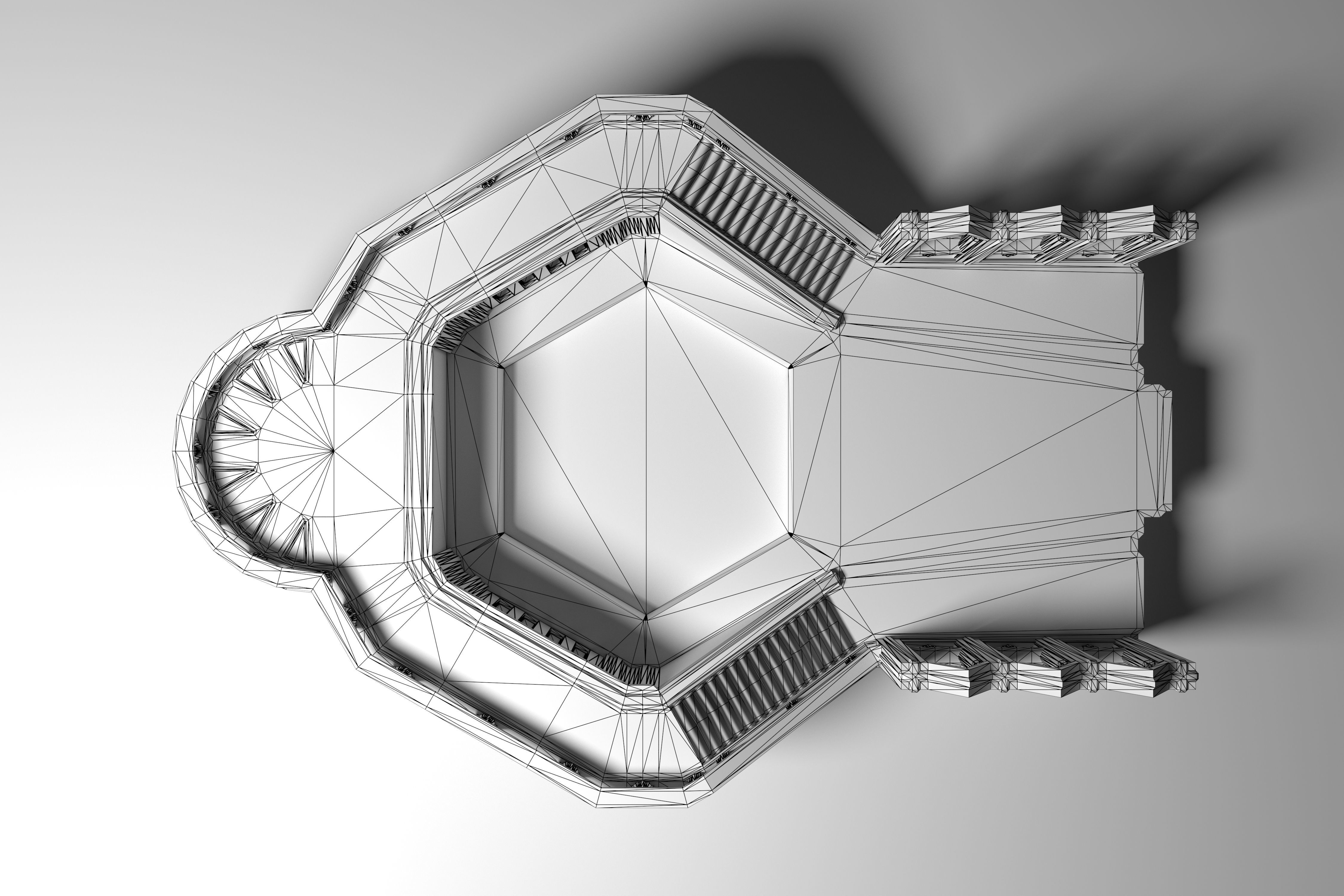 Empyrean Throne Low-poly 3D model_11