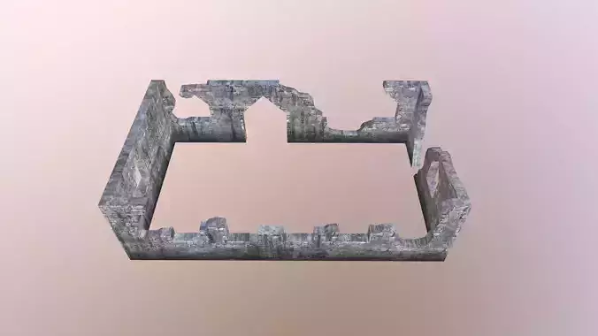 Damaged-Destroyed Building 