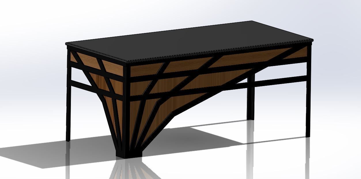 OFFICE TABLE 3D model_2