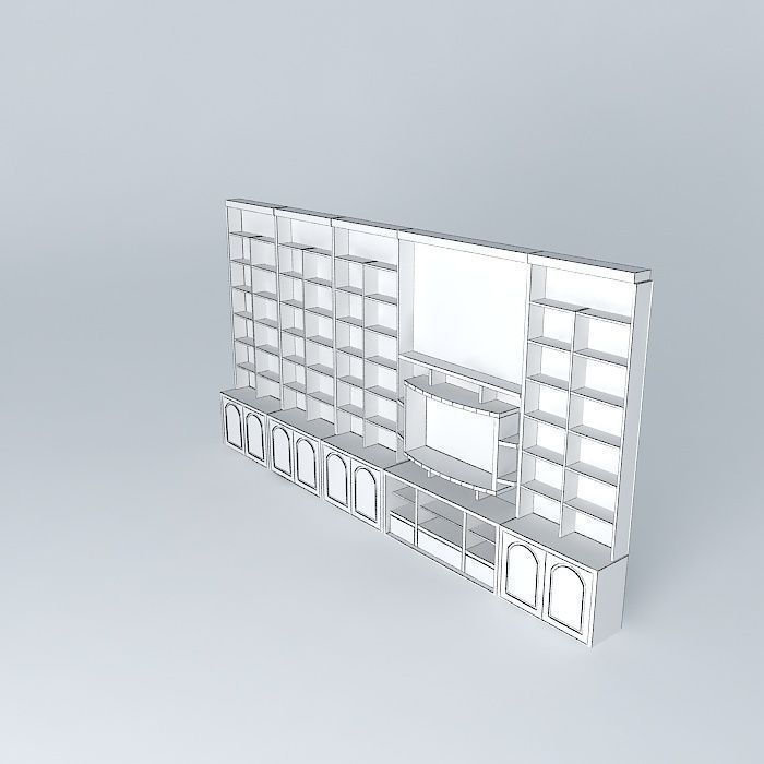 stennewNEW 1 wall with light Free 3D model_4