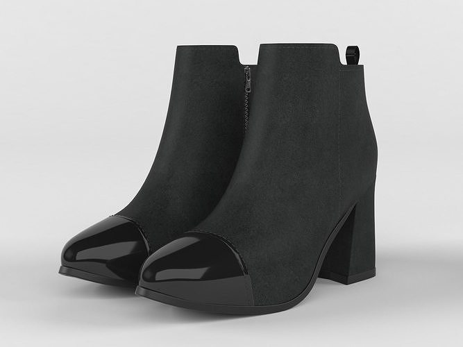 High Heels Women Boots 3D model