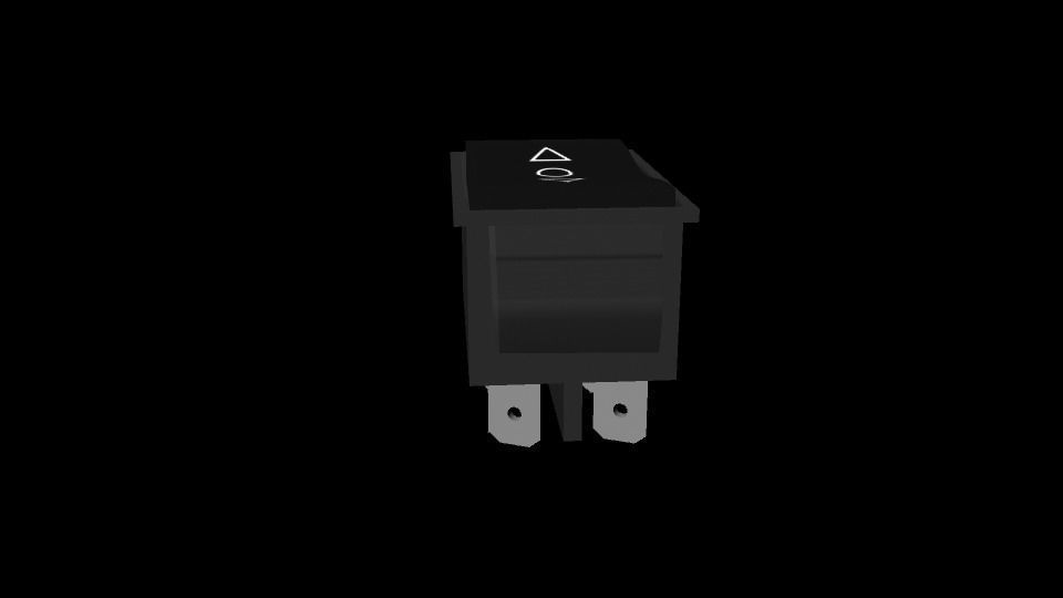 DPDT switch Free 3D model_12