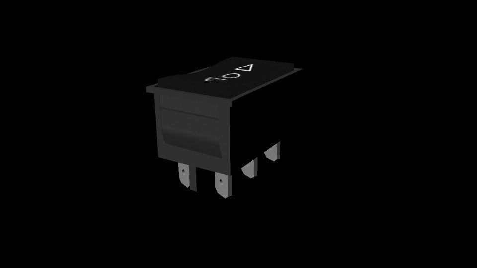 DPDT switch Free 3D model_11