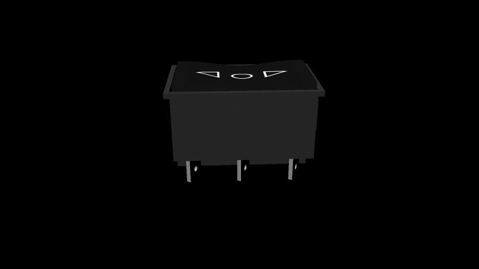 DPDT switch Free 3D model_13