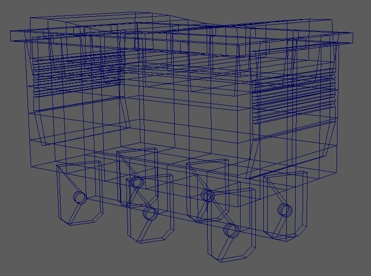 DPDT switch Free 3D model_2