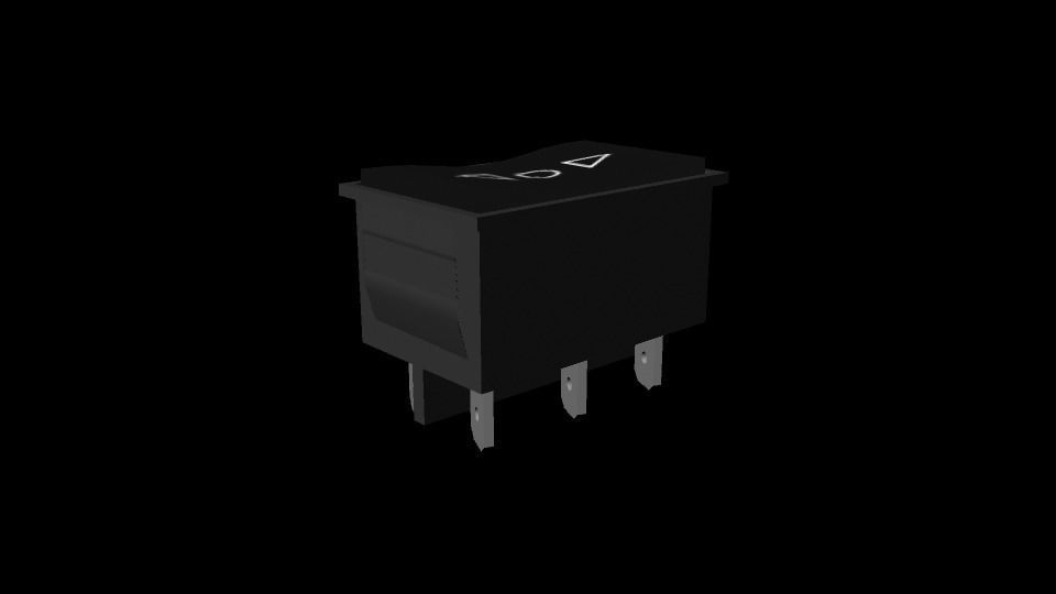 DPDT switch Free 3D model_17