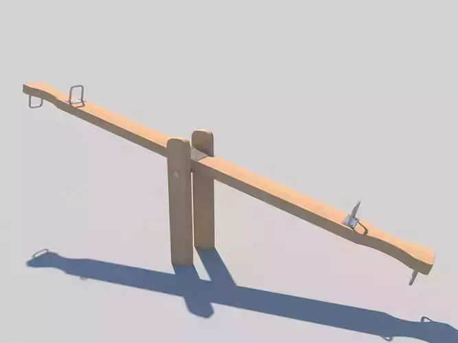 Wooden Seesaw