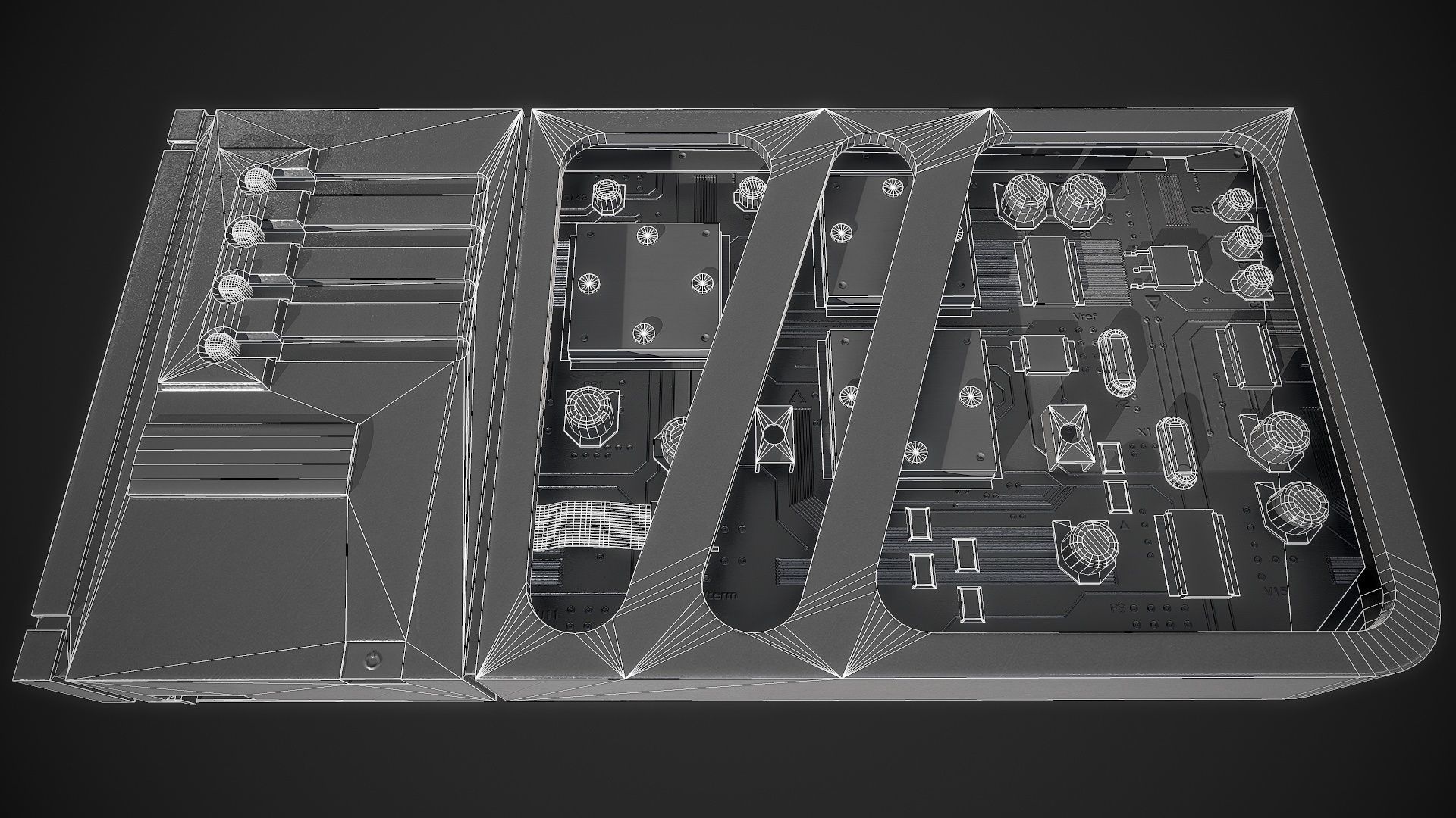 Hacker Gadget Low-poly 3D model_12