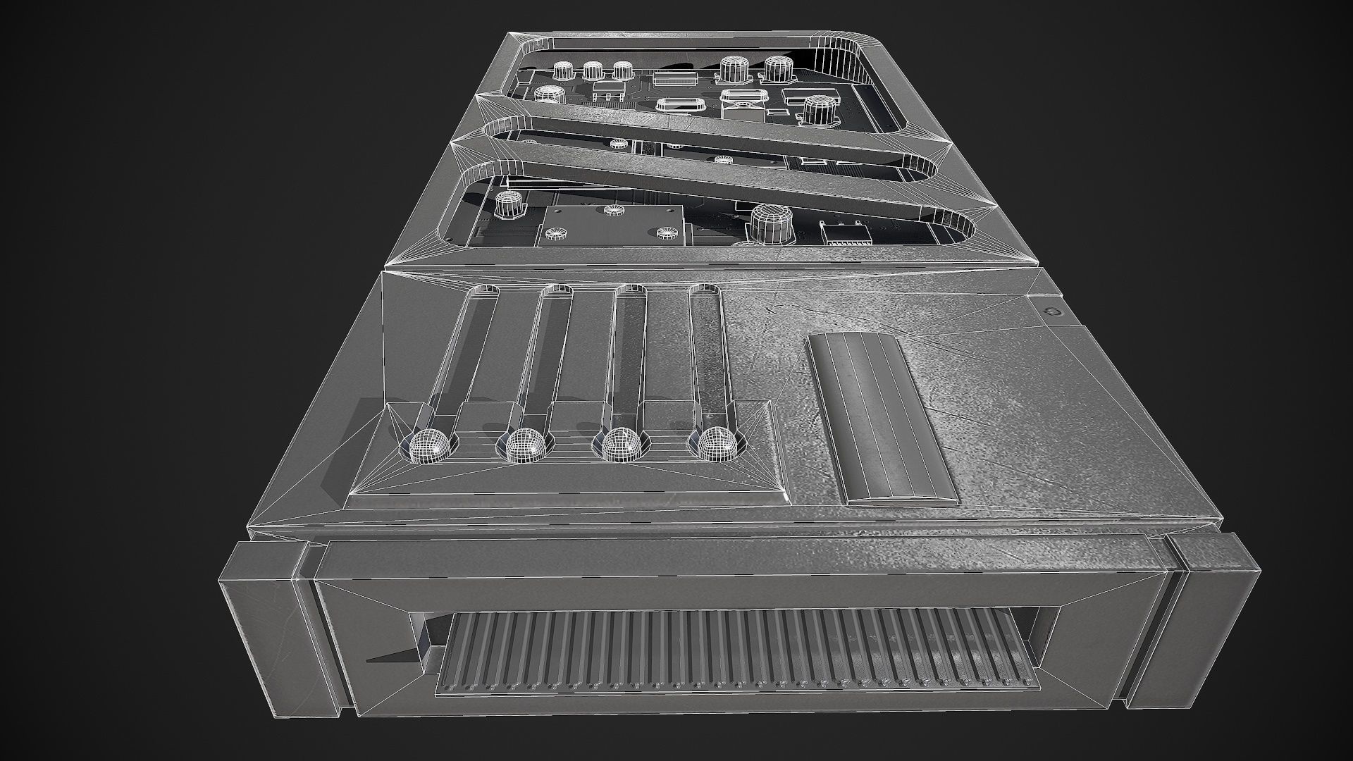 Hacker Gadget Low-poly 3D model_14