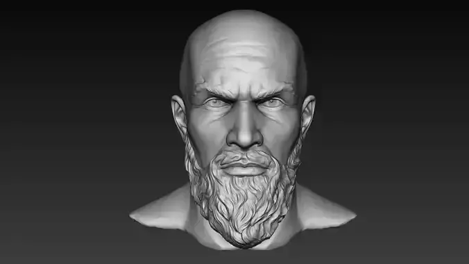 Male Head Sculpt