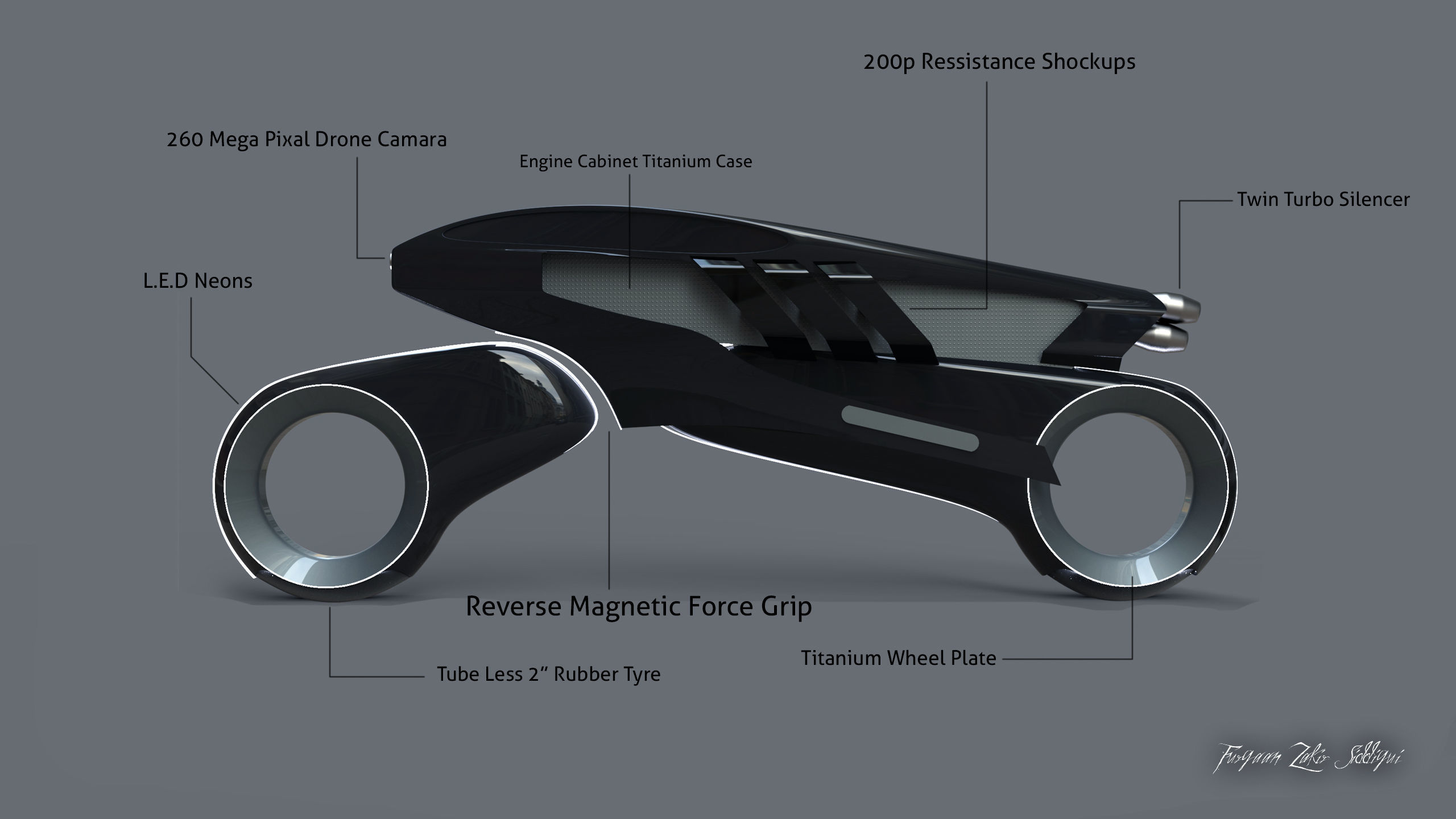 The Tron Drone Bike version 3x 3D model_1