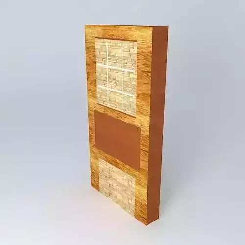 tvwall555 wooden door