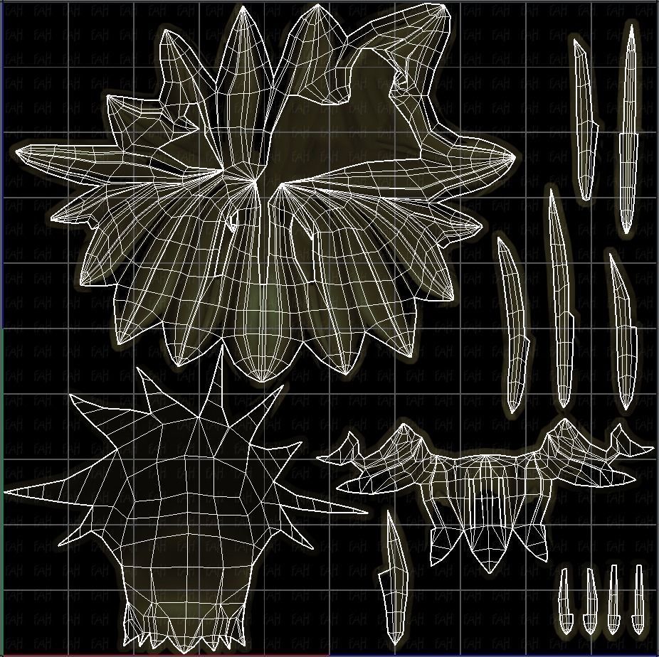 3D Hair style for boy V51 Low-poly 3D model_45