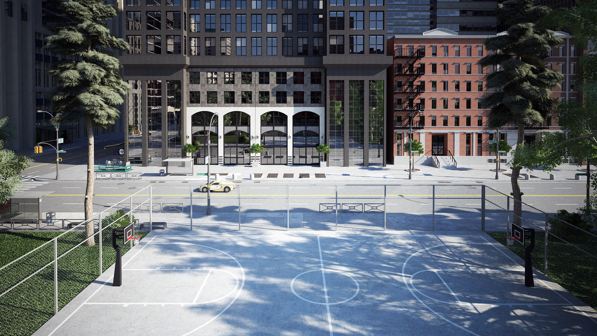 3D City Streets 3D model_10