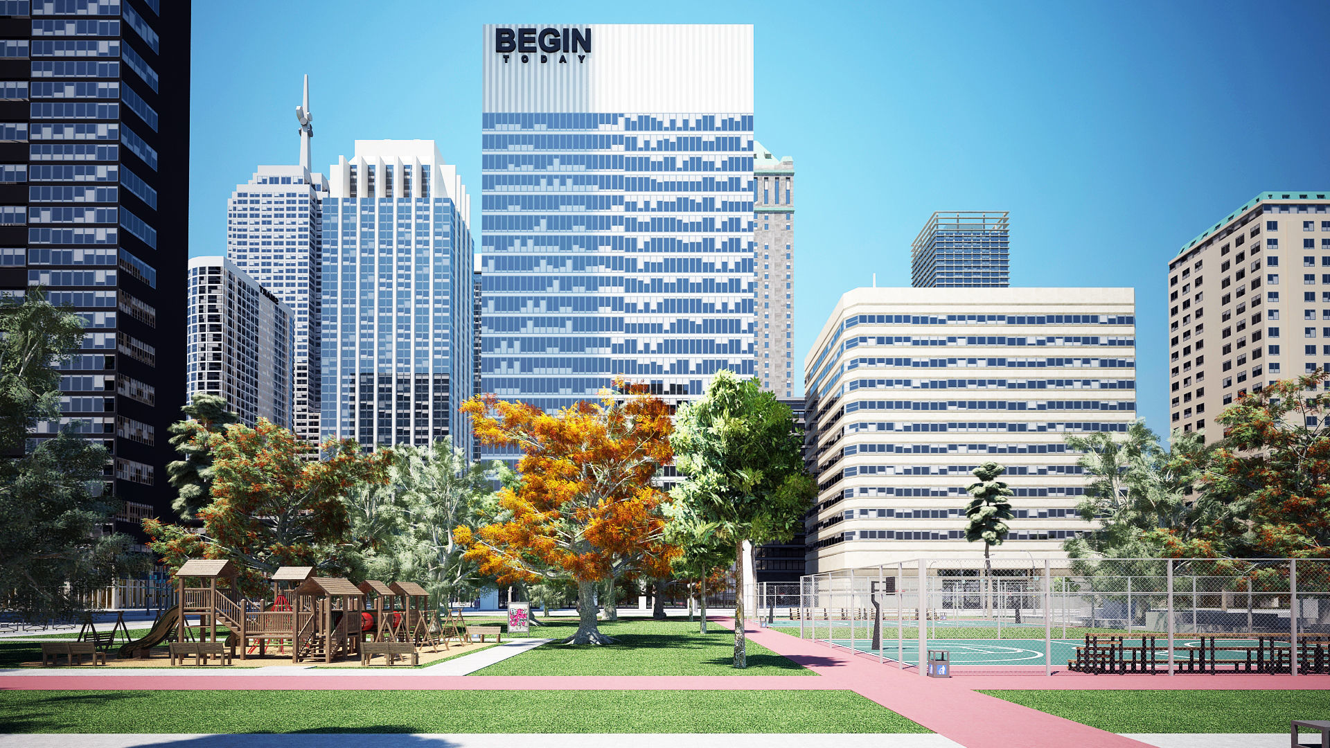 3D City Streets 3D model_8