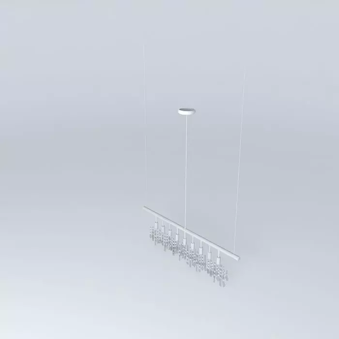 CRYSTAL Cellula Inspired Chandelier 48 Free 3D model_0