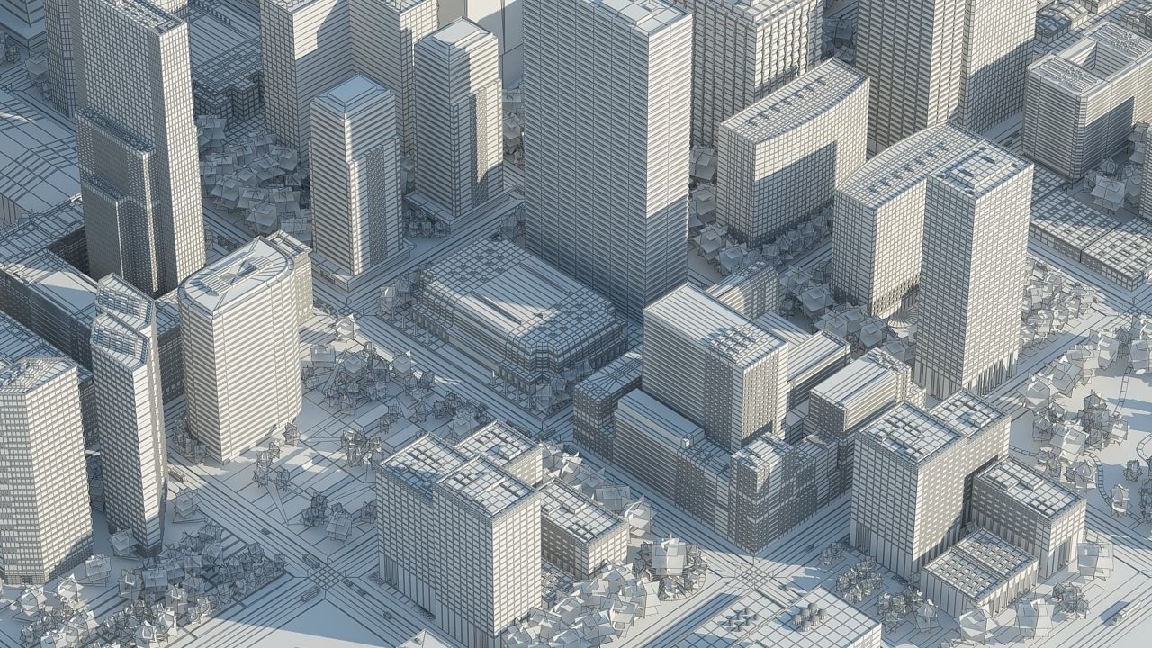 3D Big City H 3D model_17