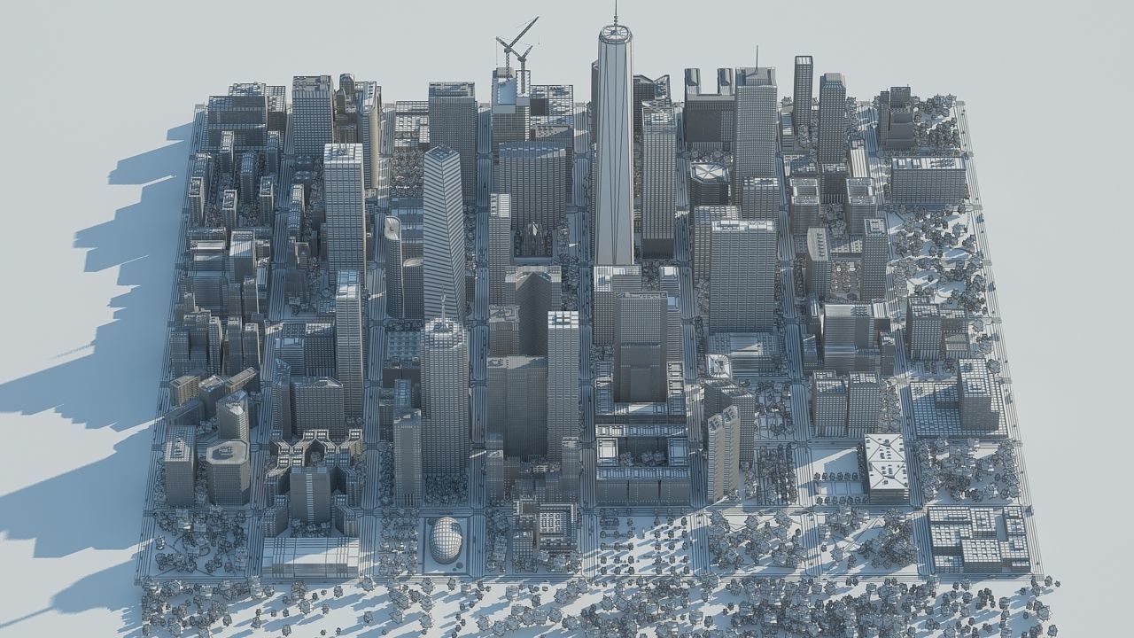 3D Big City H 3D model_14