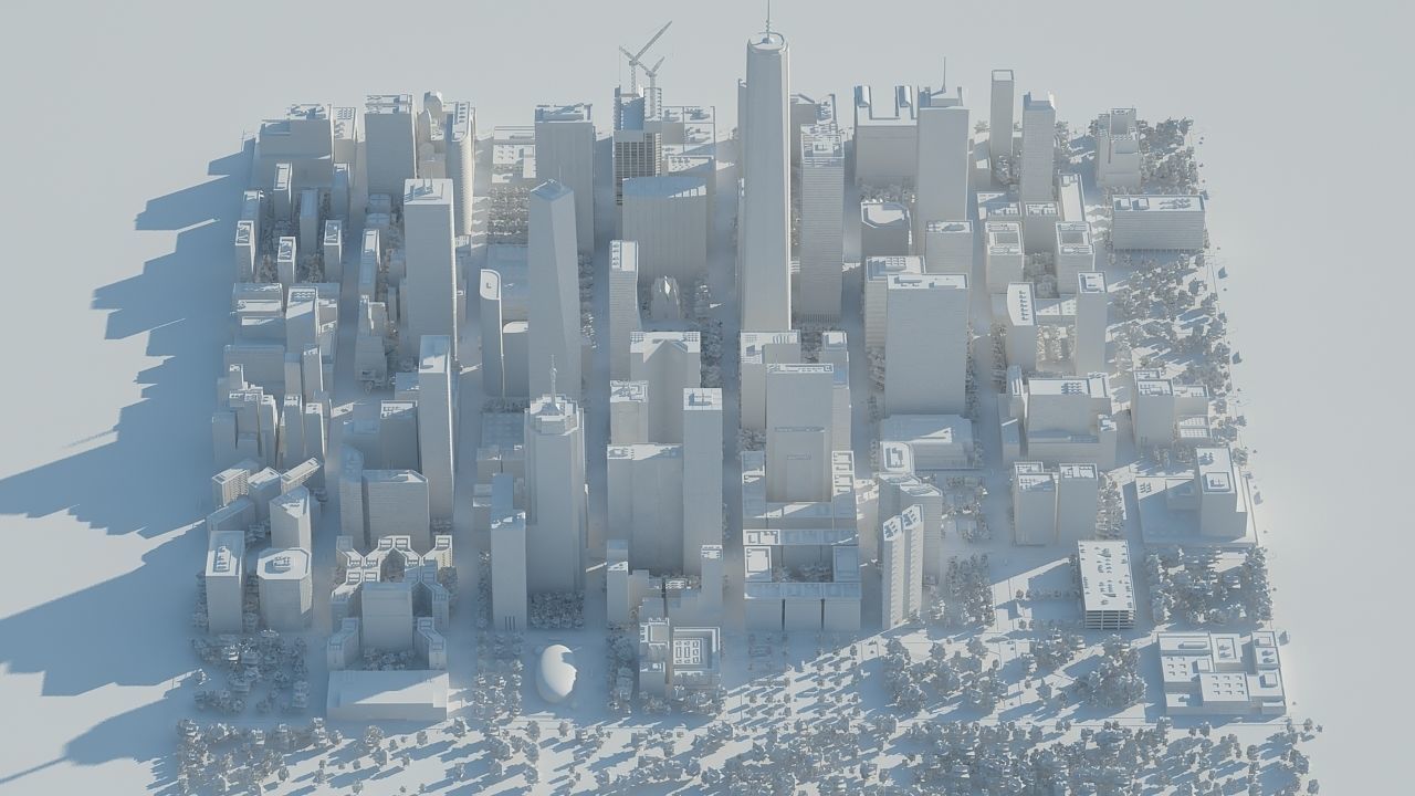 3D Big City H 3D model_13