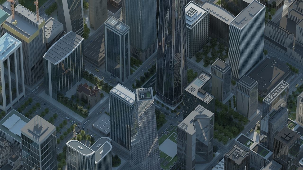 3D Big City H 3D model_18