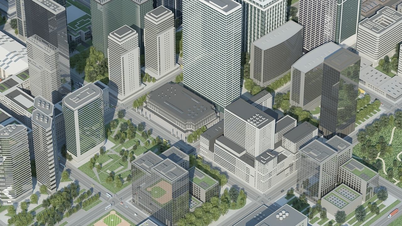 3D Big City H 3D model_15