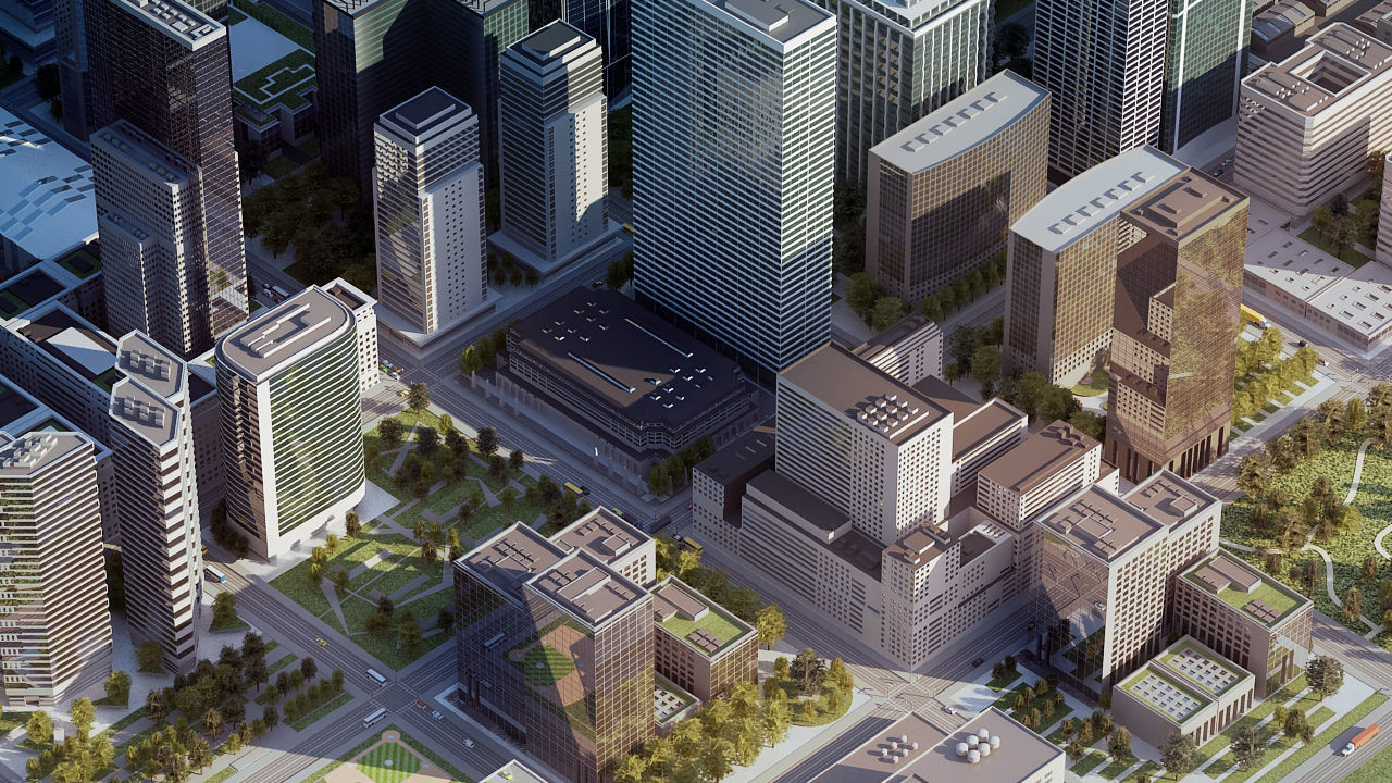 3D Big City H 3D model_7