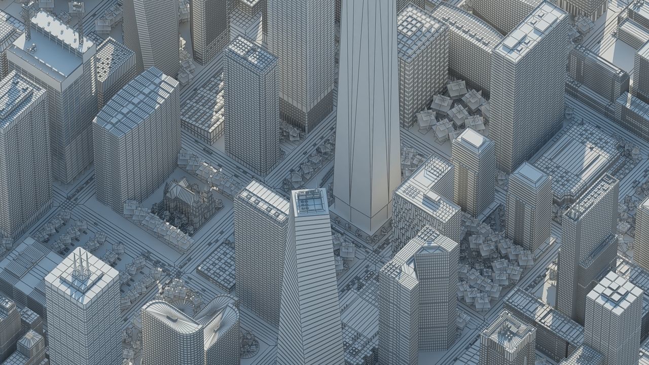 3D Big City H 3D model_20