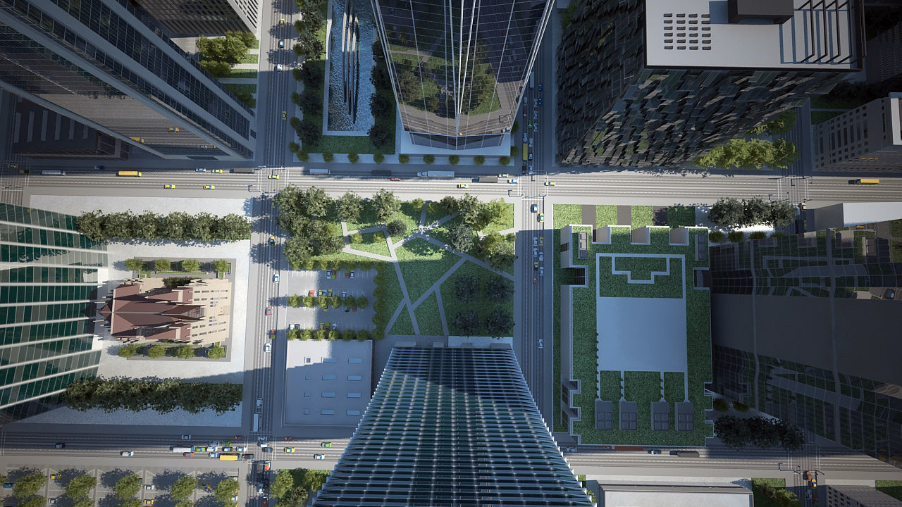 3D Big City H 3D model_6