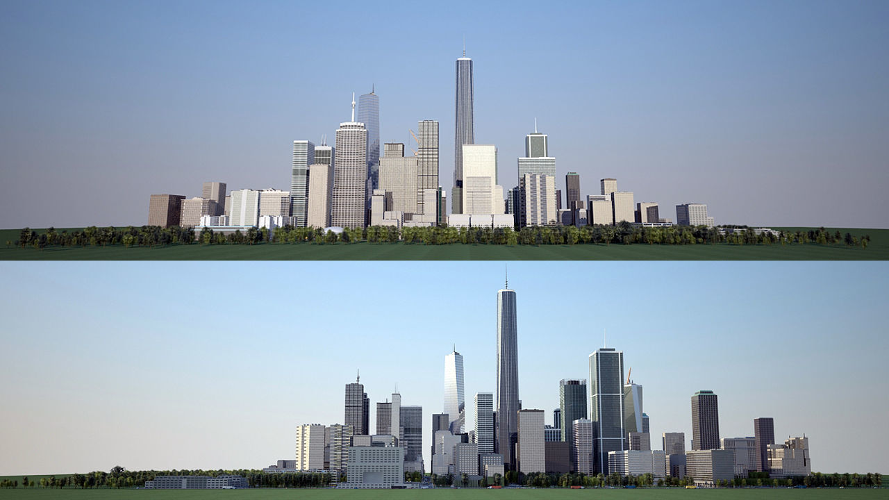 3D Big City H 3D model_3