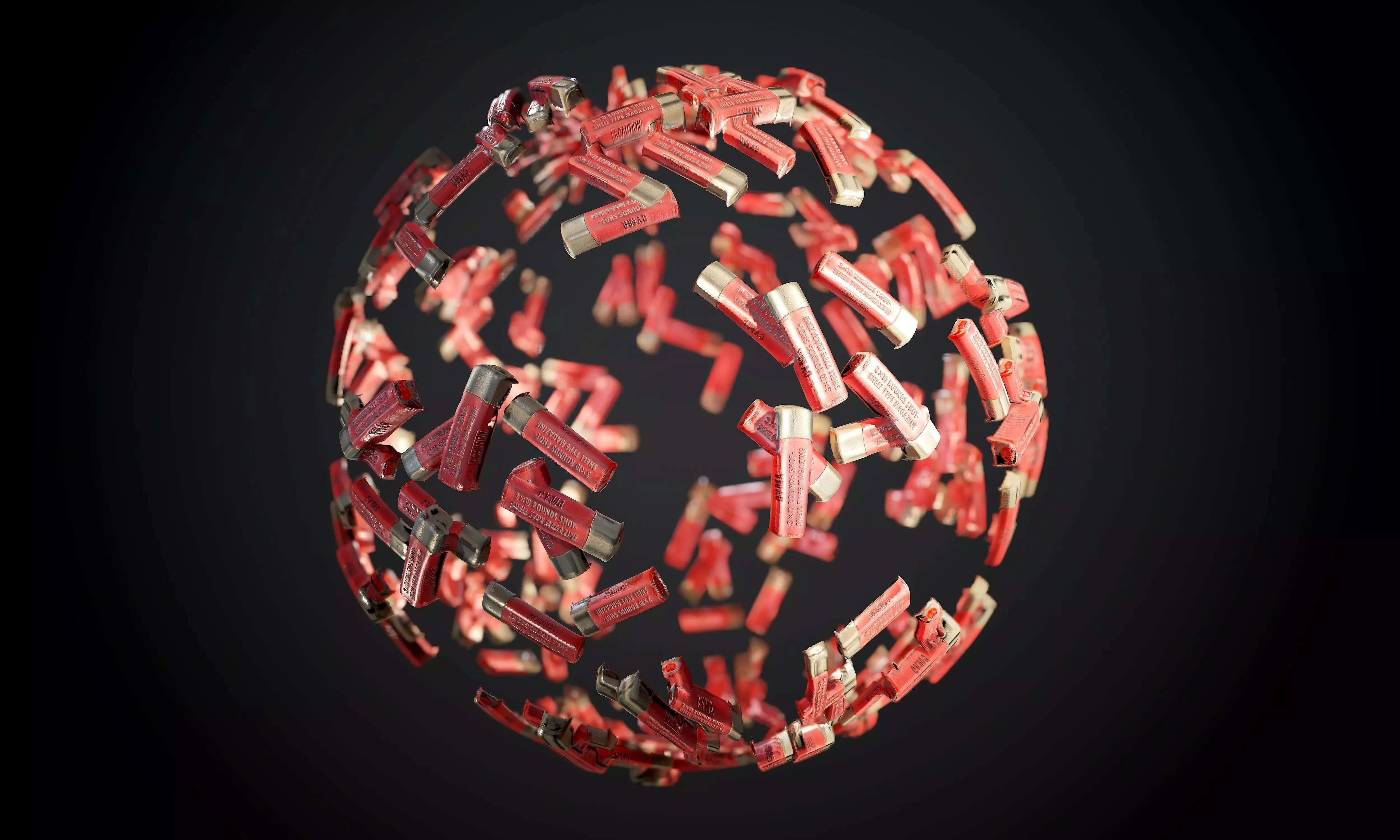 Shotgun Shells Seamless PBR Texture Texture