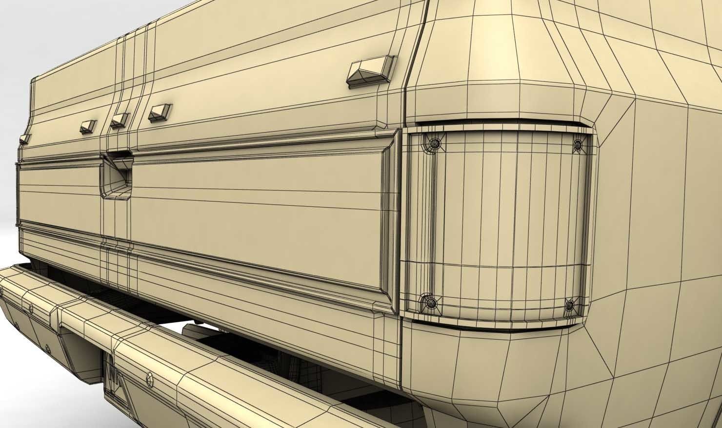 GENERIC DUALLY PICKUP TRUCK 2 3D model_25