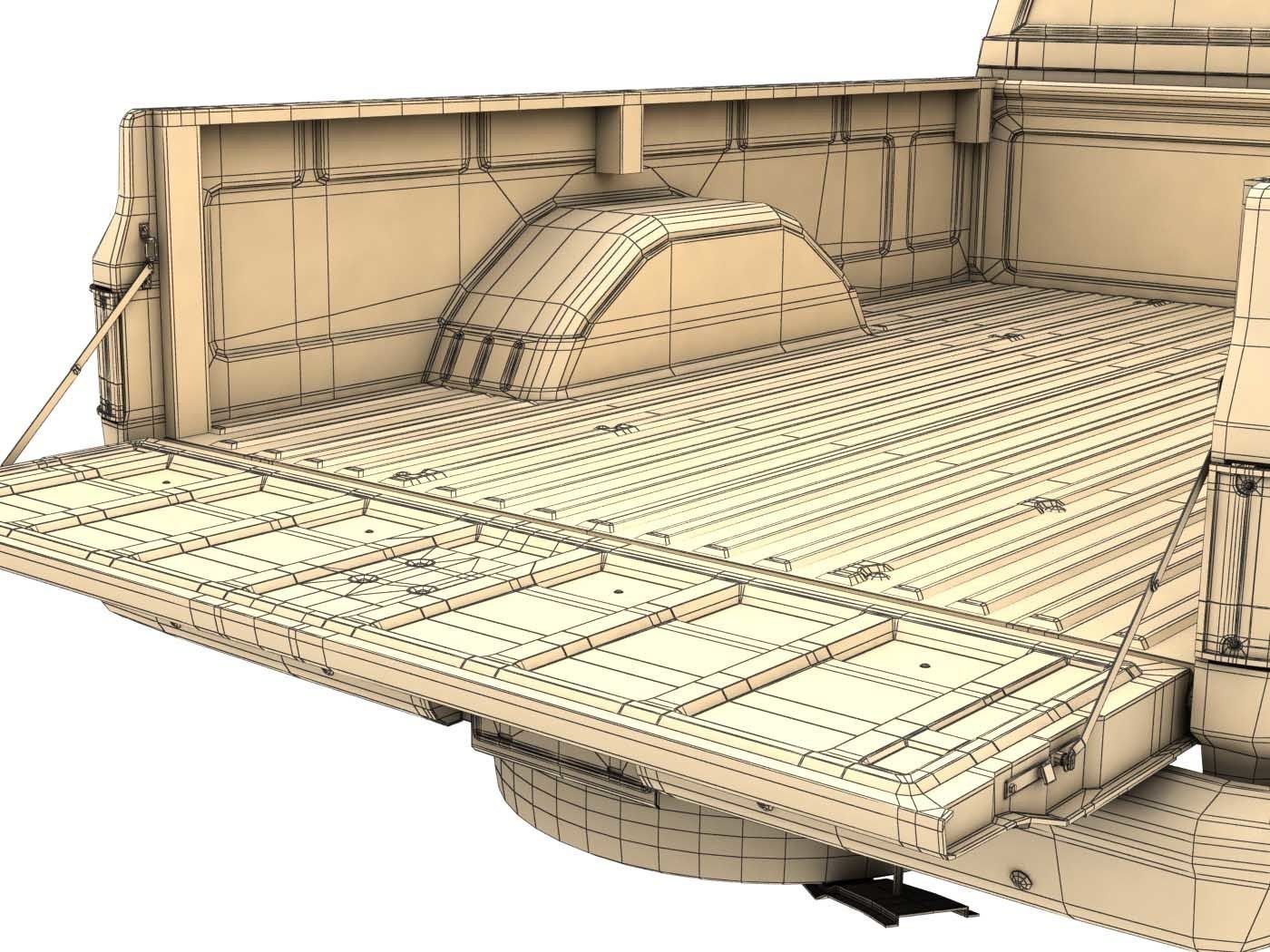 GENERIC DUALLY PICKUP TRUCK 2 3D model_29
