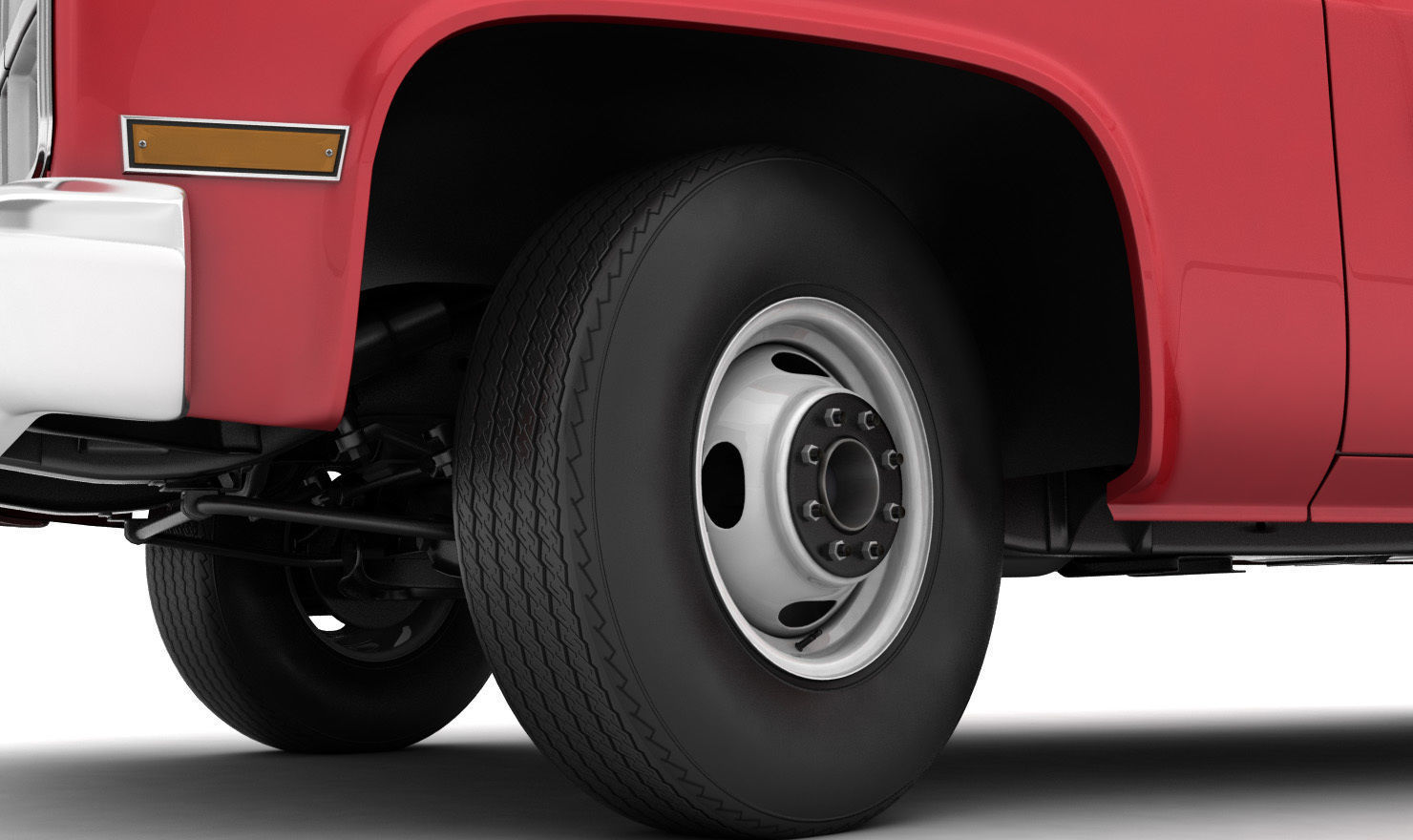 GENERIC DUALLY PICKUP TRUCK 2 3D model_13