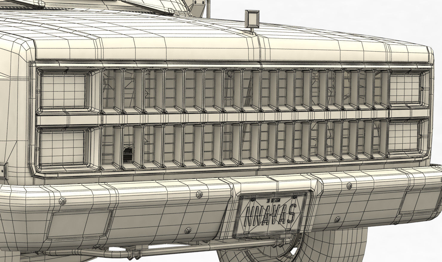 GENERIC DUALLY PICKUP TRUCK 2 3D model_32