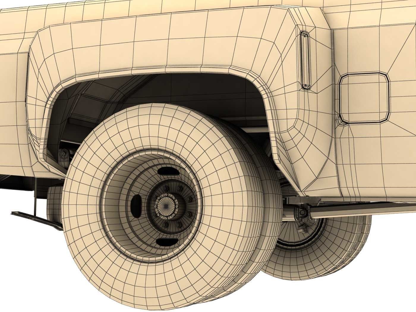 GENERIC DUALLY PICKUP TRUCK 2 3D model_26