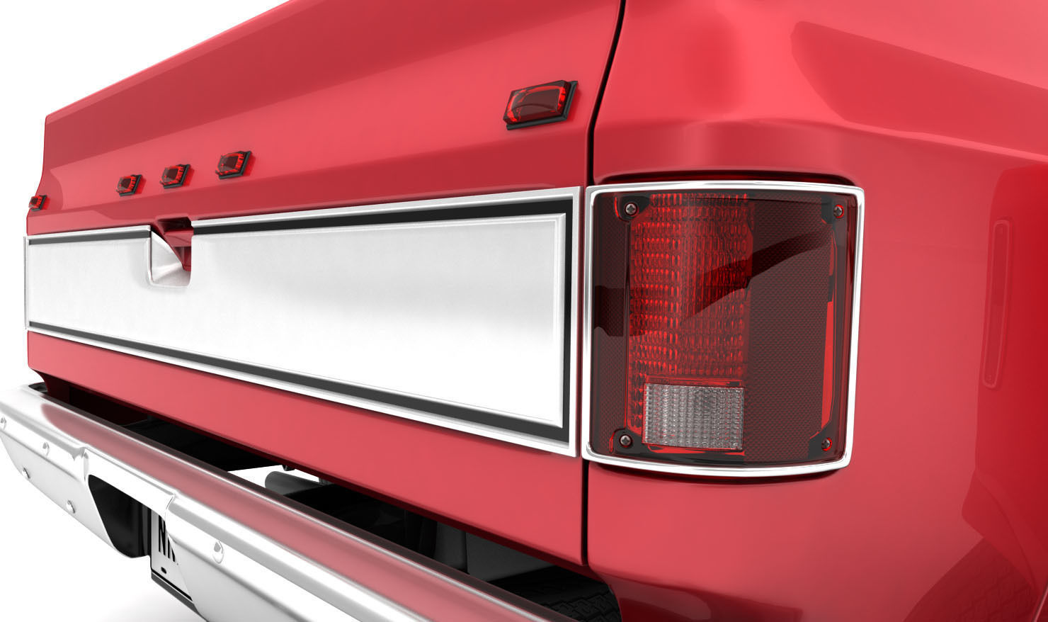 GENERIC DUALLY PICKUP TRUCK 2 3D model_19