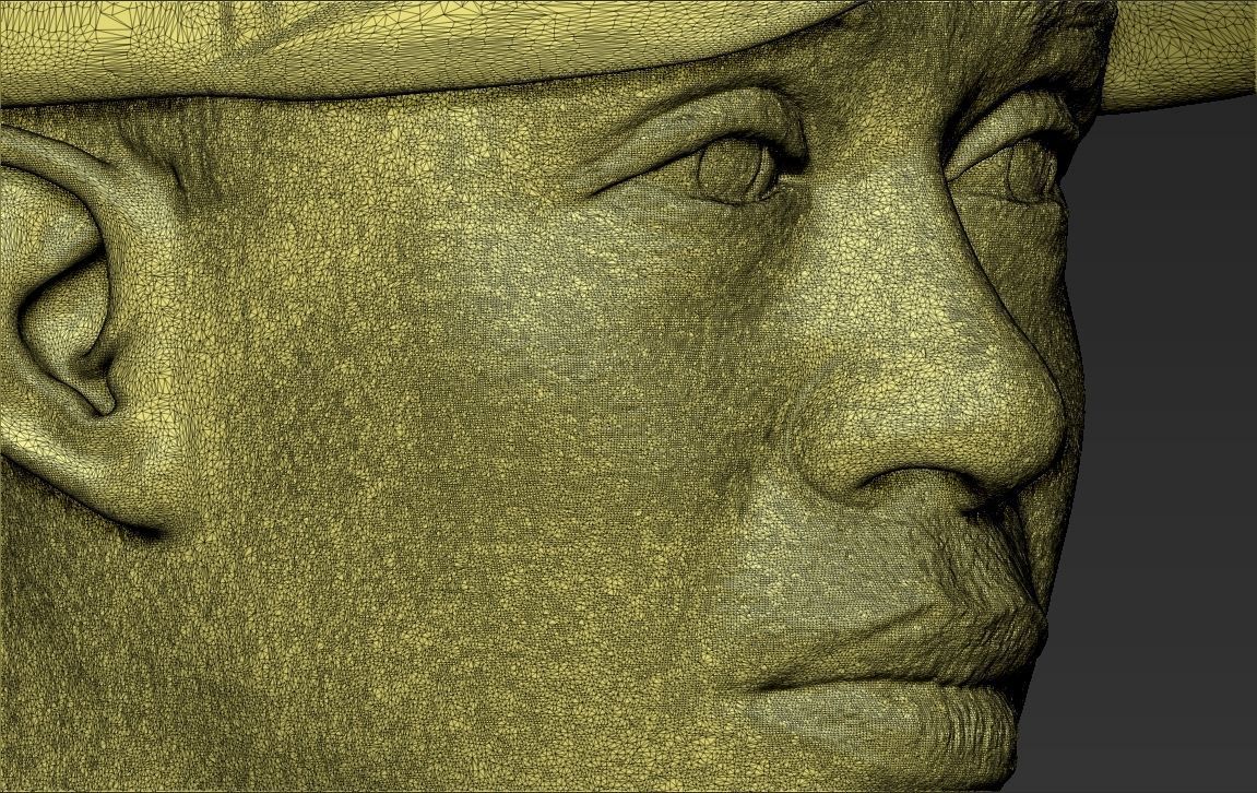 Tiger Woods bust ready for full color 3D printing 3D print model_57