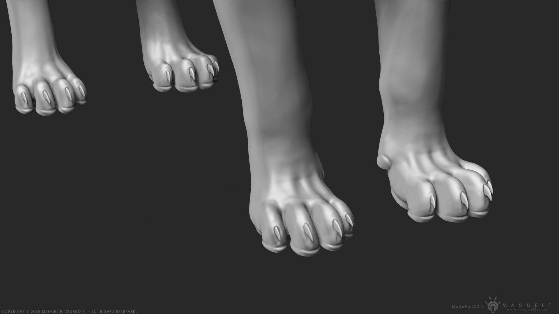 Lion - Highpoly Sculpture 3D model_12